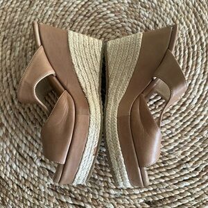 Jimmy Choo Pacane Leather Espadrilles Wedge Sandal
Size 36